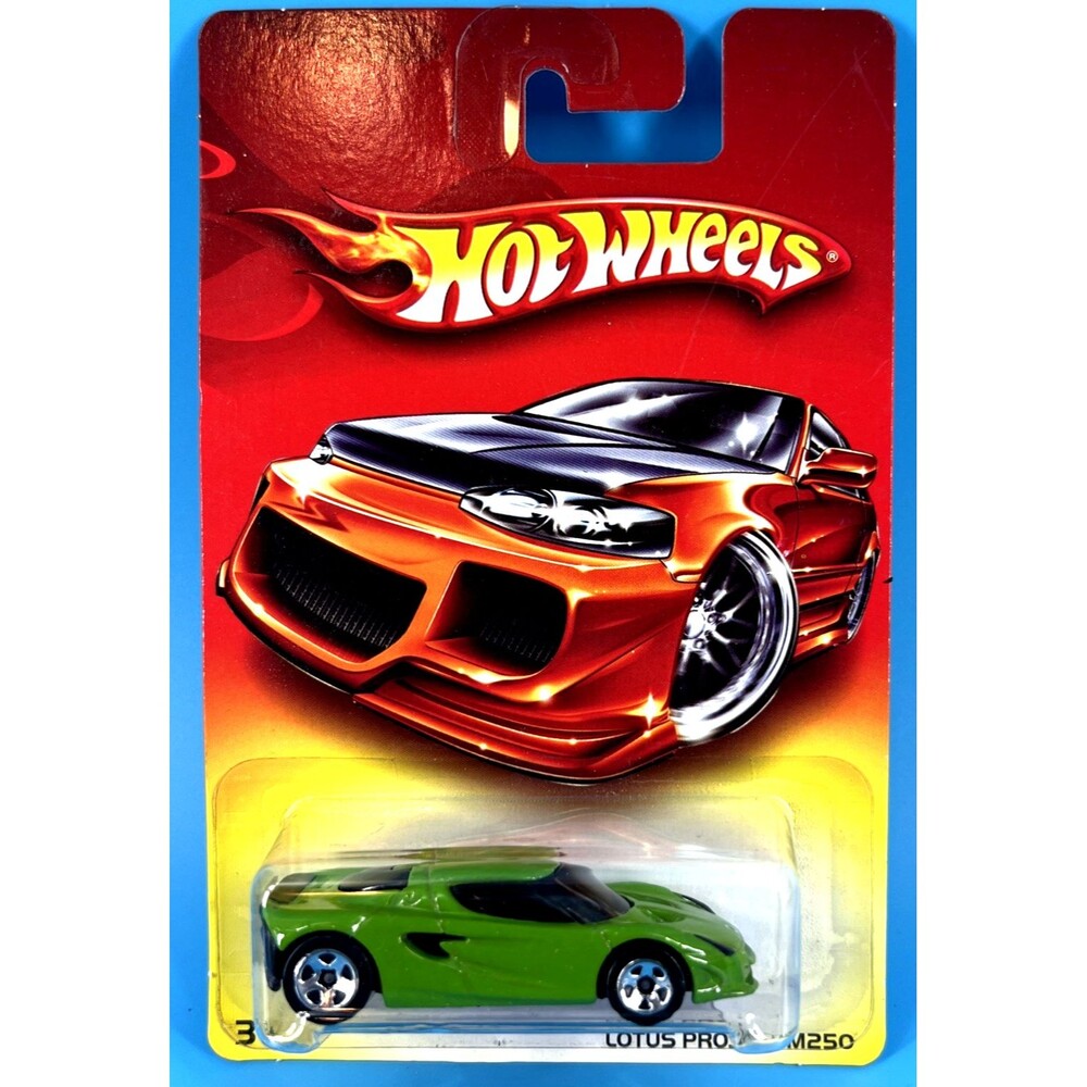 2006 Hot Wheels Lotus Project M250 Walmart Exclusive Light Green 5SP Mainline